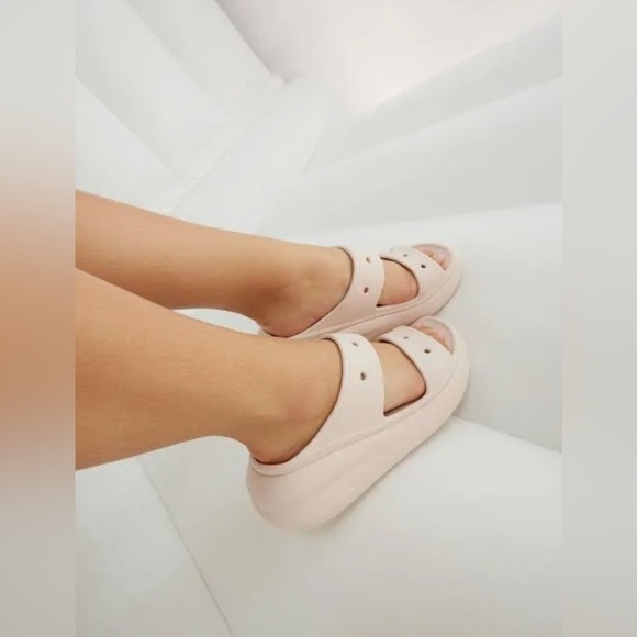 NEW CROCS Size 9 CLASSIC CRUSH Sandals QUARTZ Color SLIP ON - Picture 8 of 8